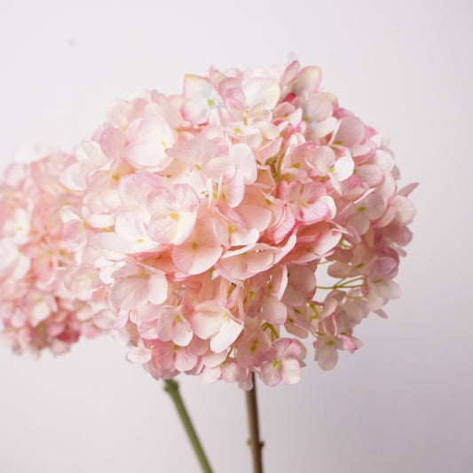 28cm Wide Hydrangea Flower Head | Artificial Silk Stem | Lavender Purple 25" H