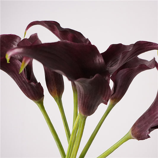 人工カラーリリー | EVAソフトタッチ素材 | 高さ60cm パープル