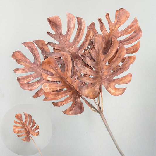 Artificial Monstera Leaf | 73cm Realistic Dried Foliage