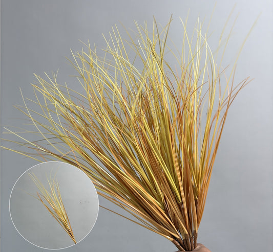 Autumn Dried Pampas Grass | 60cm Realistic Fall Reed Stems | Set of 5