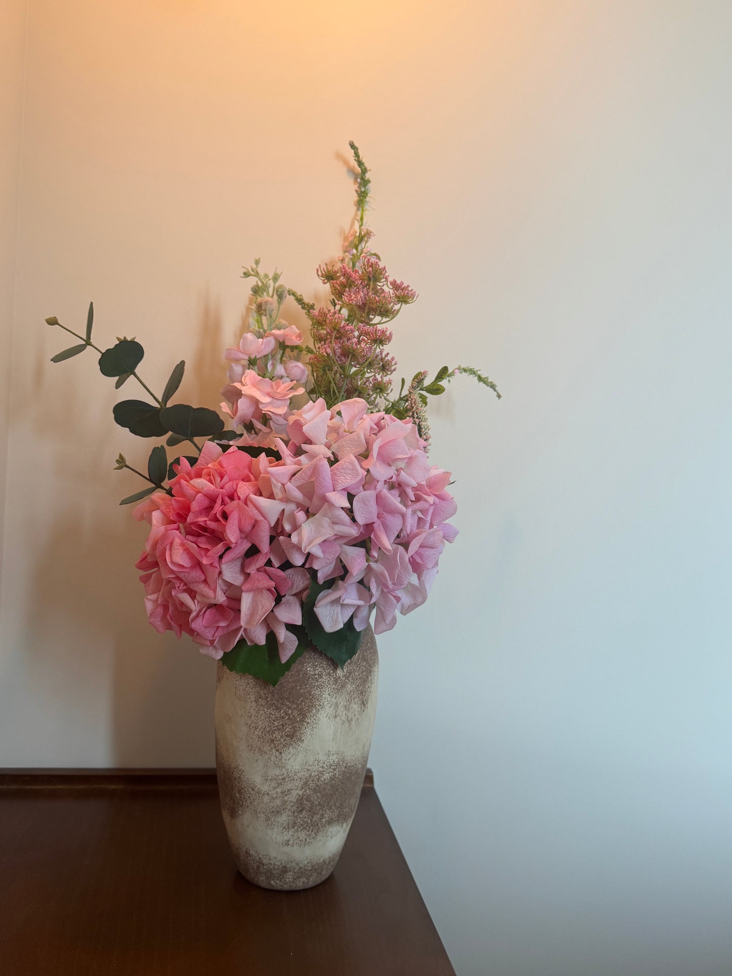 Dusk Meadow Bouquet — Wildflower-Style Faux Flower Arrangement
