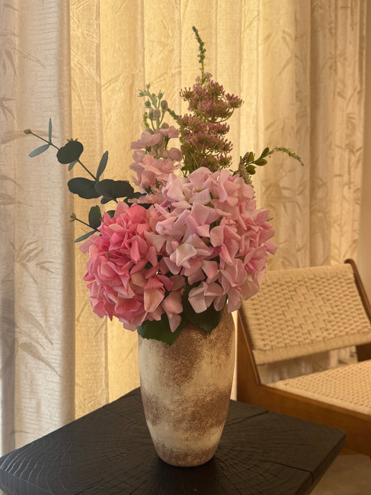 Dusk Meadow Bouquet — Wildflower-Style Faux Flower Arrangement