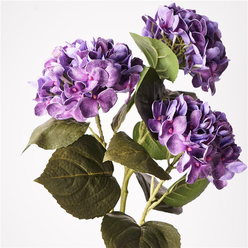 Artificial Hawaiian Hydrangea | 3D Real-Touch & Moisturizing Gradient Purple 25"H