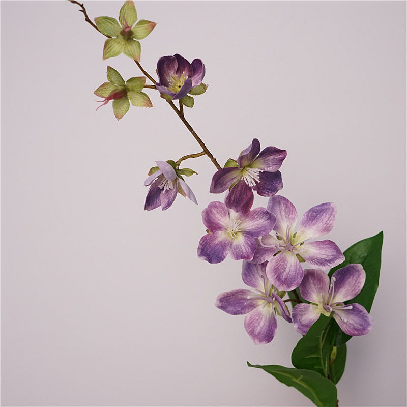 Artificial Jasmine Trailing Flower | 3D Printing Color on Silk, 80cm Long Stems Pink