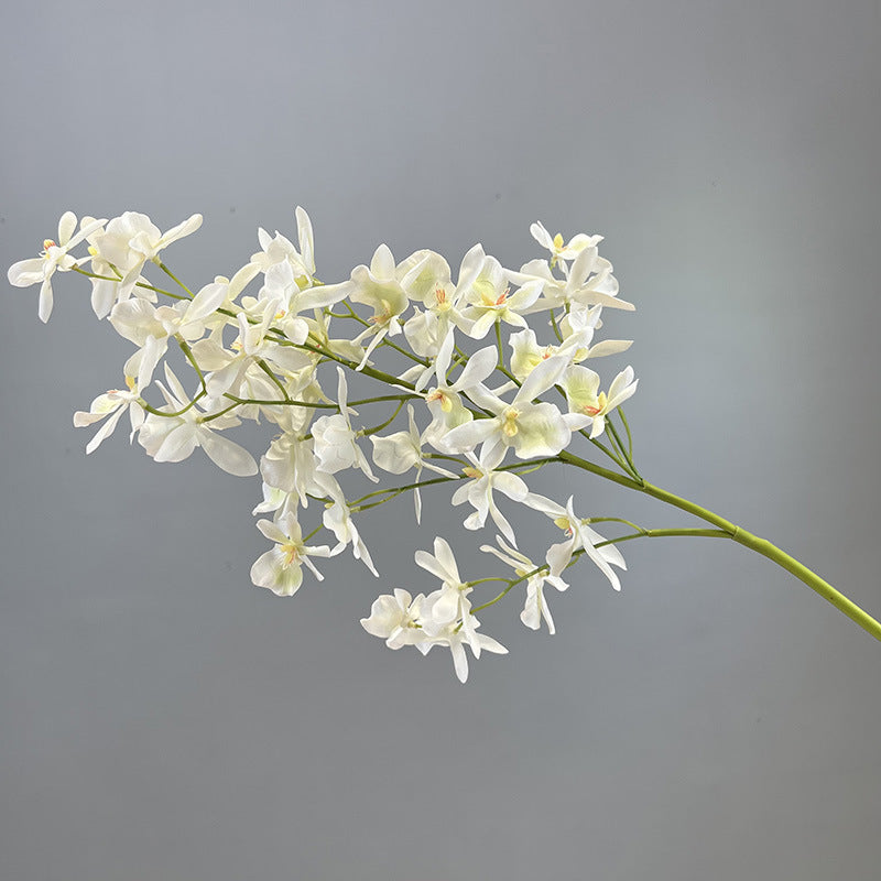 Artificial white spider lily stem 42 bloom faux lycoris radiata 90cm botanical decor
