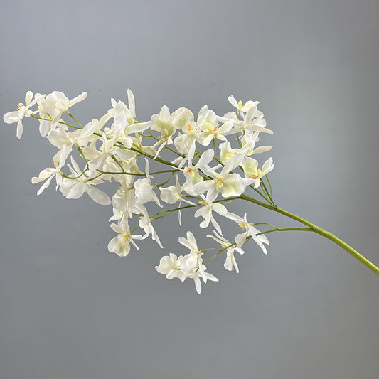 Artificial white spider lily stem 42 bloom faux lycoris radiata 90cm botanical decor