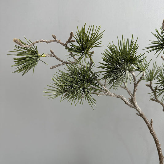 Artificial Cypress Pine Branches | Faux Arborvitae Foliage | Injection-Molded Bonsai Decor Accessory 50cm