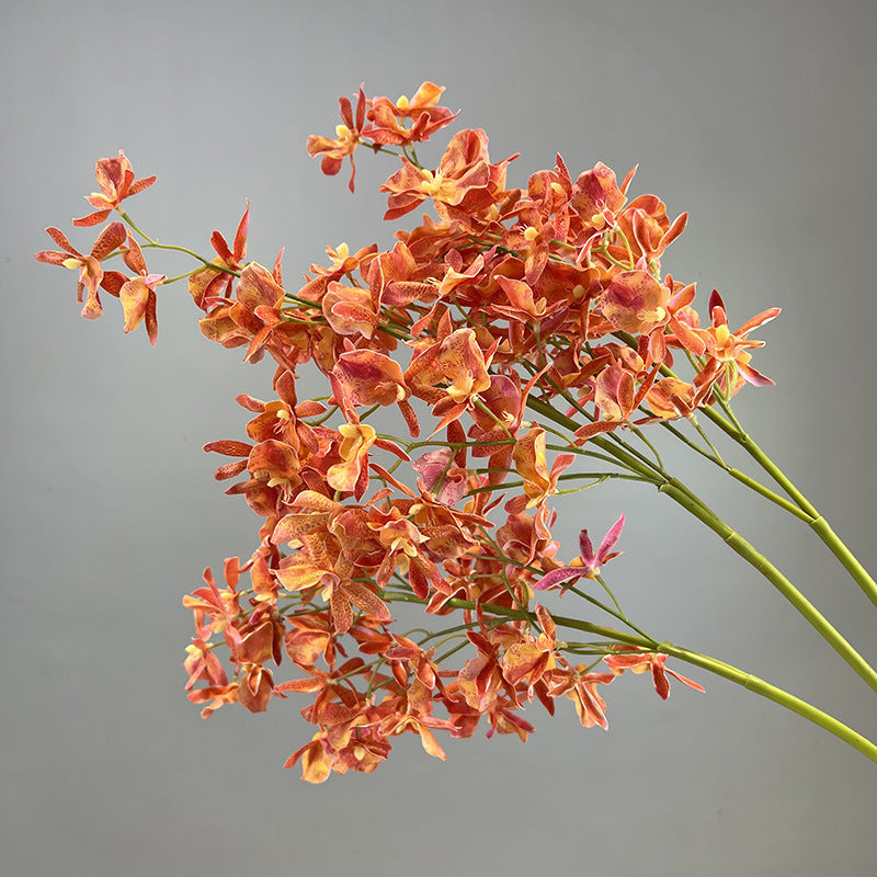 Artificial spider lily bundle 3 faux lycoris radiata stems pure white 90cm botanical decor