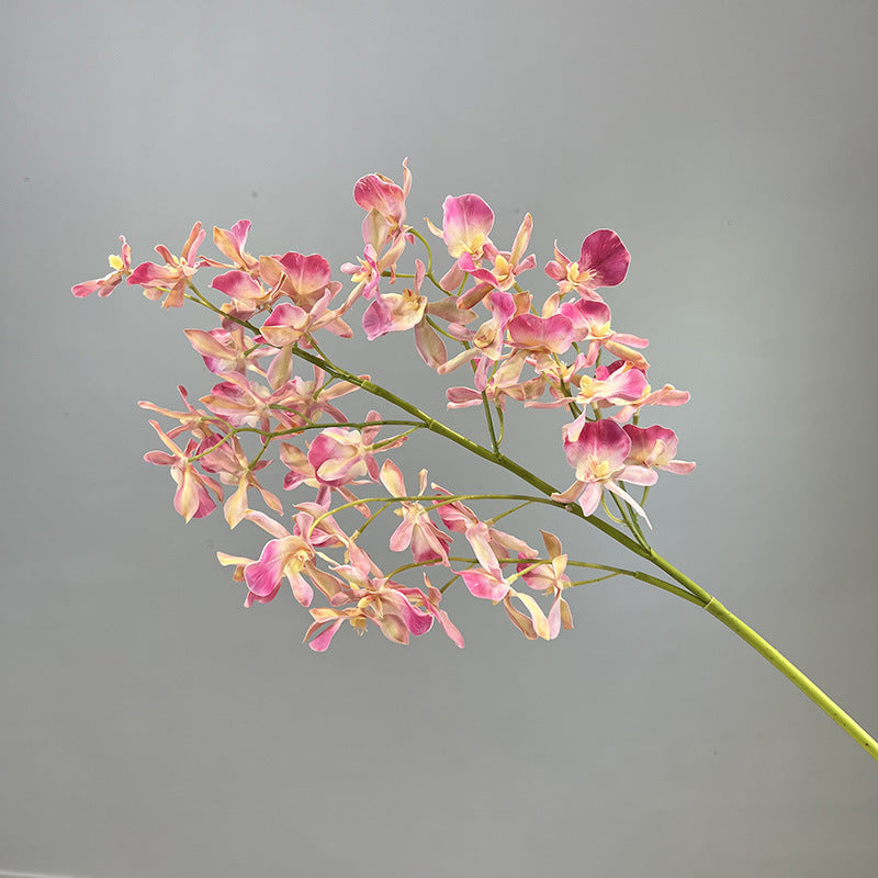 Artificial blush pink spider lily stem 42 bloom faux lycoris radiata 90cm